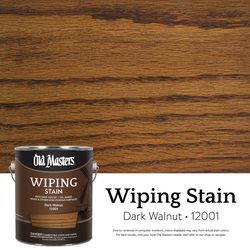 Old Masters Semi-Transparent Dark Walnut Oil-Based Wiping Stain 1 gal