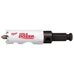 Milwaukee Hole Dozer 7/8 in. Bi-Metal 2.7 in. L X 3/8 in. D Hole Saw with Arbor and Pilot Bit Arbor