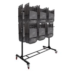 Adir Office 65 in. H X 33 in. W X 68.5 in. D Chair Cart
