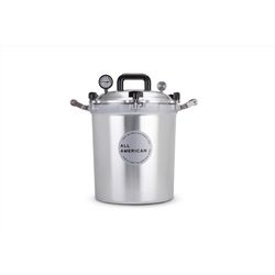 All American 1930 Cast Aluminum Pressure Canner 30 qt Silver