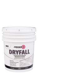 Zinsser DryFall Flat White Water-Based Commercial and Industrial Waterborne Coating Interior 5 gal