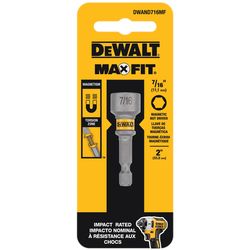 DEWALT Maxfit 7/16 in. X 2 in. L Steel Magnetic Nut Setter 1 pc