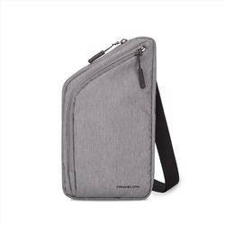 Travelon Essentials Small Polyester Gray Heather Crossbody