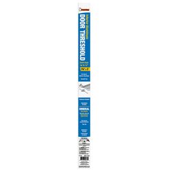 Frost King 2 in. H X 1.75 in. W X 36 in. L Mill Aluminum Flat Top Saddle Threshold Silver