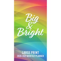 BrownTrout Publishers 2026 Pocket Planner .1 in. H X 7 in. L Multicolored Paper Big and Bright Large