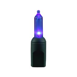 Celebrations Platinum LED T5 Blue 50 ct String Christmas Lights 25 ft.