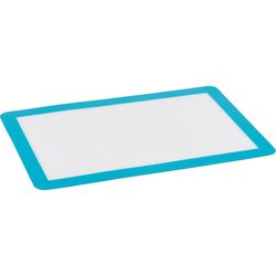 Trudeau 10 in. W X 15 in. L Baking Mat Blue/White 1 pc