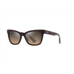 Maui Jim Hiwahiwa Sunglasses Women's Shiny Dark Havana Frame HCL Bronze Lens Polarized