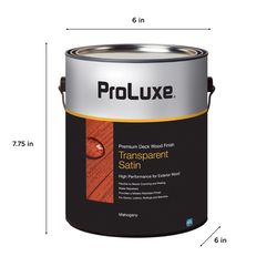 ProLuxe DEK Transparent Satin Mahogany Oil-Based Acrylic/Alkyd/Urethane Wood Finish 1 gal