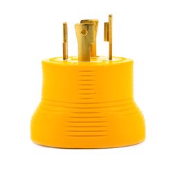 Camco 2.5 in. 30 amps Prong Generator Adapter 1 pk