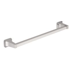 OakBrook Collection Brushed Nickel Towel Bar 18 in. L Die Cast Zinc