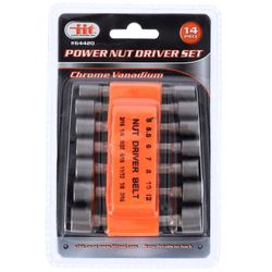 JMK Illinois Industrial Tool Power Nut Driver Set 14 pc