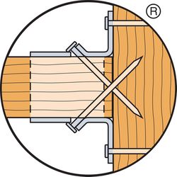 Simpson Strong-Tie 10.5 in. H X 4 in. W 12 Ga. Steel Joist Hanger