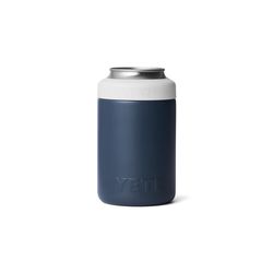 YETI Rambler 12 oz Navy Patriotic BPA Free Badge Colster Can Insulator