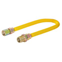 Eastman 1/2 in. FIP in. X 1/2 in. D MIP 24 in. Stainless Steel Gas Connector