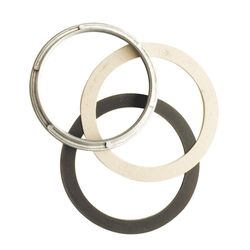 Plumb Pak 3-1/2 in. Natural Chrome Sink Strainer Locknuts