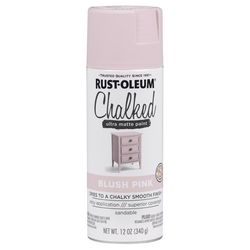 Rust-Oleum Chalked Matte Blush Pink Chalky Finish Paint 12 oz
