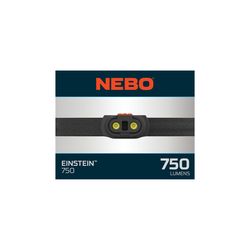 NEBO Einstein 750 lm Gray LED Head Lamp AAA Battery