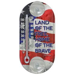 La Crosse Technology Window Thermometer Plastic Assorted 5.5 in.