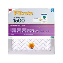 Filtrete 20 in. W X 20 in. H X 1 in. Polypropylene 1500 MPR Smart Air Filter 1 pk