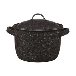 Granite Ware Steel Stock Pot 4 qt Black