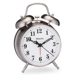 Westclox Big Ben 4.5 in. Silver Alarm Clock Analog Battery Operated