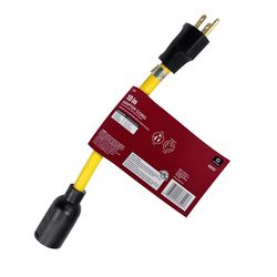 Ace Outdoor 10 in. L Yellow Adapter Cord 12/3 STW
