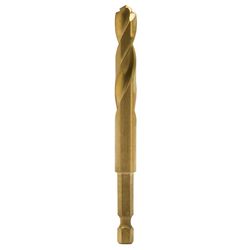 DeWalt Impact Ready 3/8 in. X 4 in. L High Speed Steel Drill Bit Quick-Change Hex Shank 1 pc