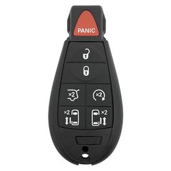KeyStart FBK074 Advanced Security Automotive FOB Key Blank For Chrysler Dodge
