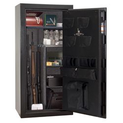 Liberty Safe Centurion 13.8 cu ft 24 Gun Electronic Lock Black/Gray Gun Safe