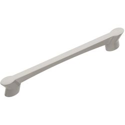 Hickory Hardware Wisteria Contemporary Bar Cabinet Pull 5-1/16 in. Satin Nickel 1 pk