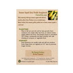 Lake Valley Seed Vegetable Seeds
