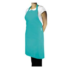 Mu Kitchen 2 pocket Surf Cotton Solid Herringbone Weave Bibb Apron