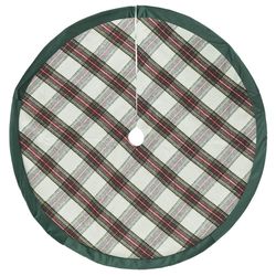 Dyno Plaid Tree Skirt 48 in.