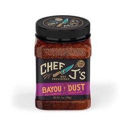 Chef J's BBQ Provisions Bayou Dust BBQ Rub 7 oz