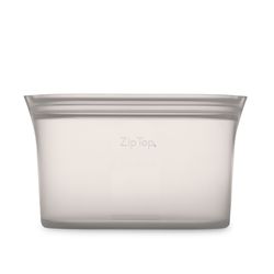 Zip Top 32 oz Gray Food Storage 1 pk