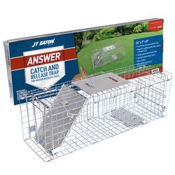 JT Eaton Answer Small Live Catch Animal Trap For Rabbits 1 pk