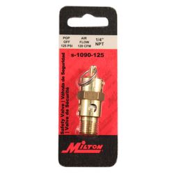 Milton Safety Valve 1/4 in. 1 pc