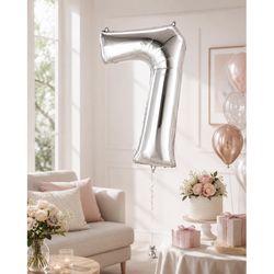 Anagram Balloons Number 7 Foil Balloon 1 pk