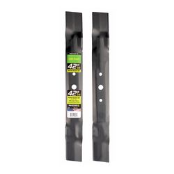 MaxPower 42 in. Standard Mower Blade Set For Riding Mowers 2 pk