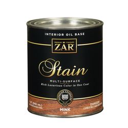 ZAR Semi-Transparent Mink Oil-Based Polyurethane Wood Stain 1 qt
