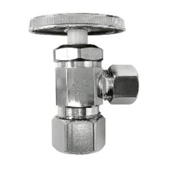 Ace 5/8 in. Compression X 3/8 in. Compression Brass Angle Stop Valve