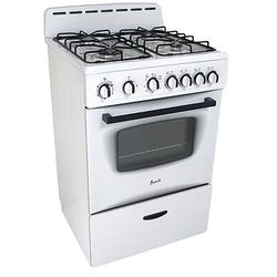 Avanti 2.6 cu ft White Gas Range 900 W