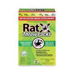 RatX Non-Toxic Bait Pellet Throw Pack For Mice and Rats 6 pk