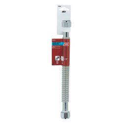 Ace 3/4 in. FIP X 3/4 in. D FIP 12 in. Corrugated Stainless Steel Water Heater Supply Line