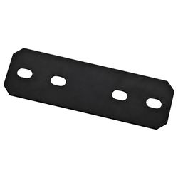 National Hardware 24 in. H X 1/4 in. W X 1.5 in. L Black Carbon Steel Mending Plate