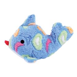 Boss Pet Zanies For Dog Blue Polyester Sea Charmer Fish Dog Toy 1 pk