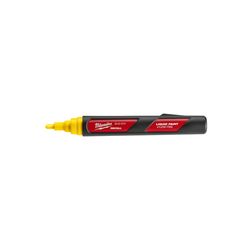 Milwaukee Inkzall Yellow Felt Tip Liquid Paint Marker 1 pk