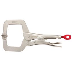 Milwaukee Torque Lock 3-1/2 in. X 4.00 in. D Locking C-Clamp with Swivel Pads 500 lb 1 pc