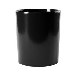 Syndicate Sales 6 in. H Ceramic Garden Planter Black